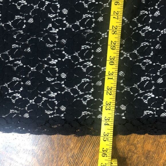 Vintage INC Black Lace Sheath Dress Sz 4 Party, Cocktail Party, Date Night - Picture 11 of 11